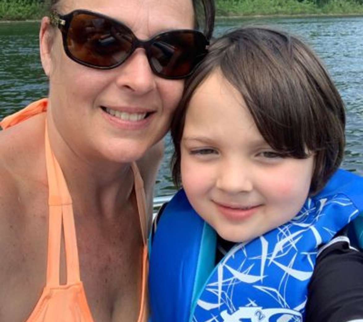 Mother with XXY boy with Autism