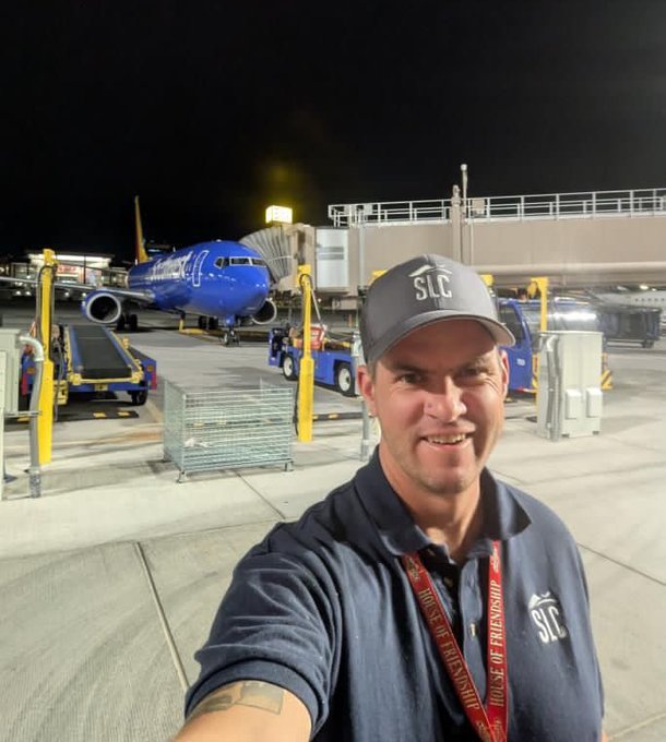 Greg SLC Airport
						Electrical Department with XXY