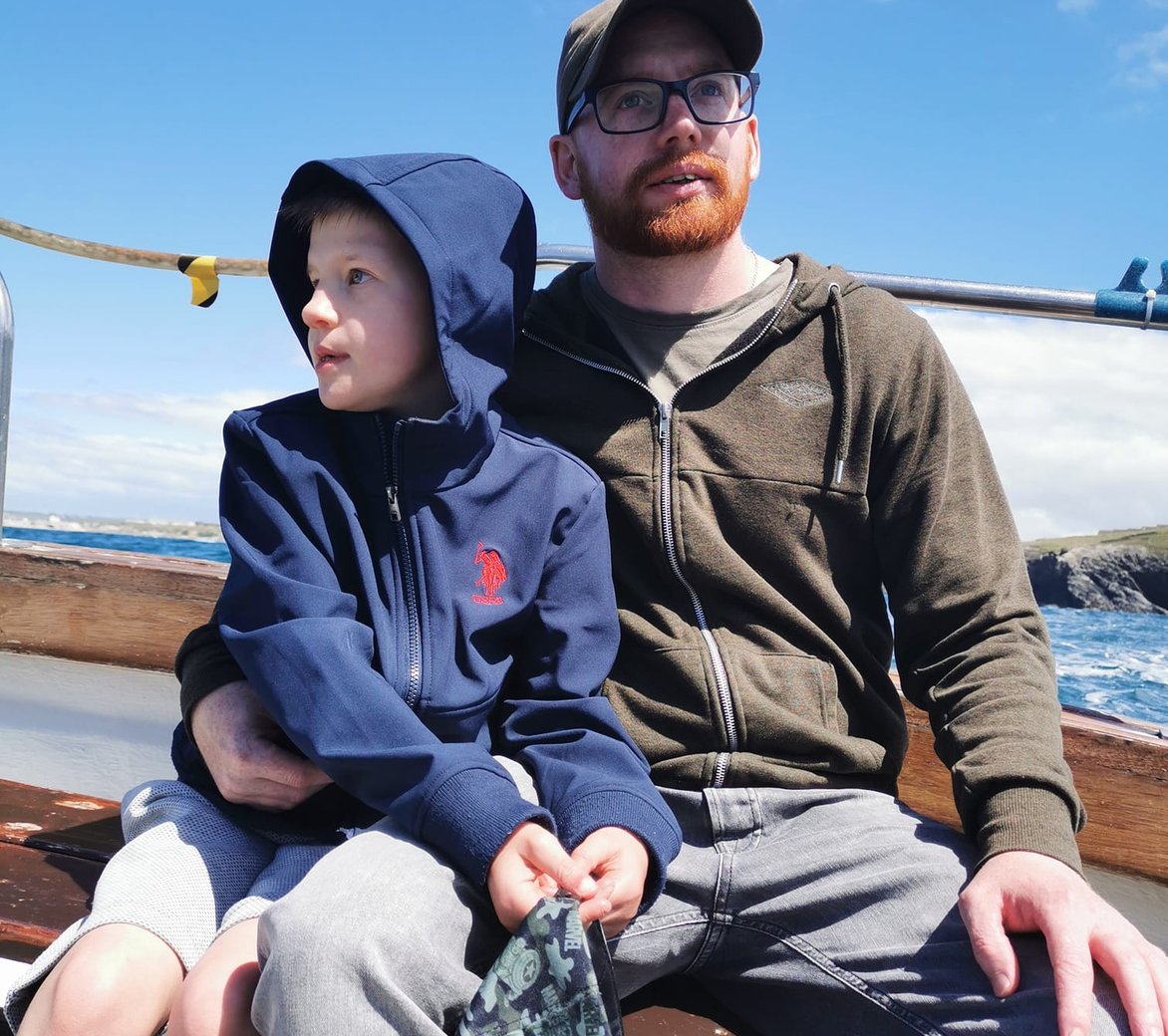 Father with son
