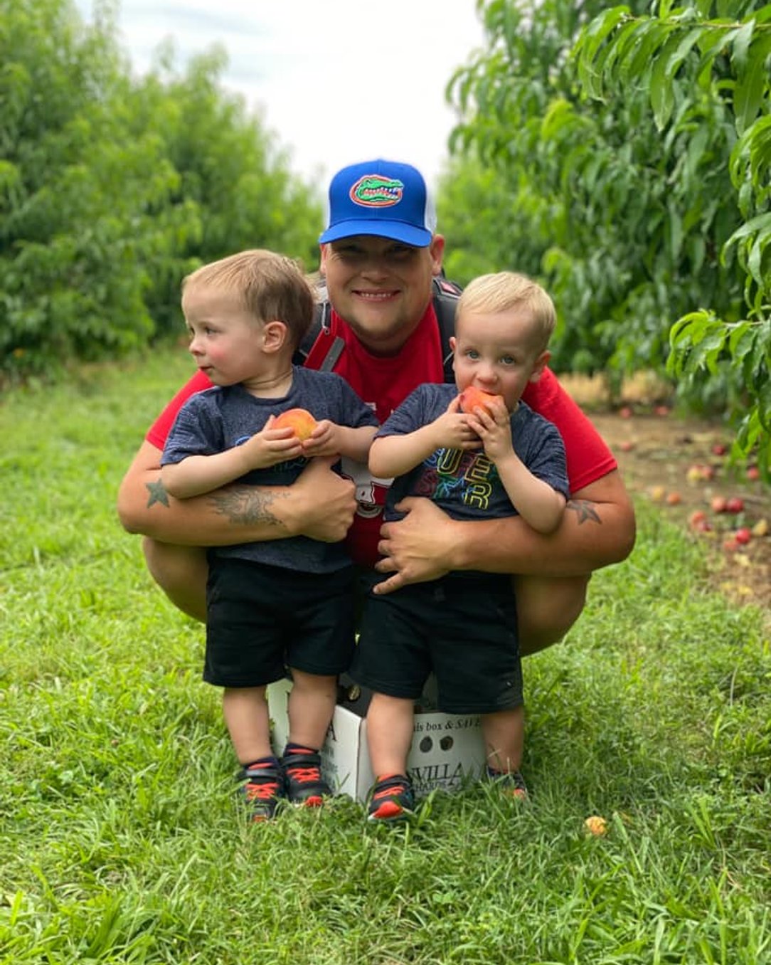 Dad with 2 sons