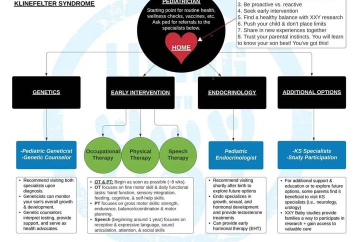 Establishment of Care -  Klinefelter Syndrome Guide