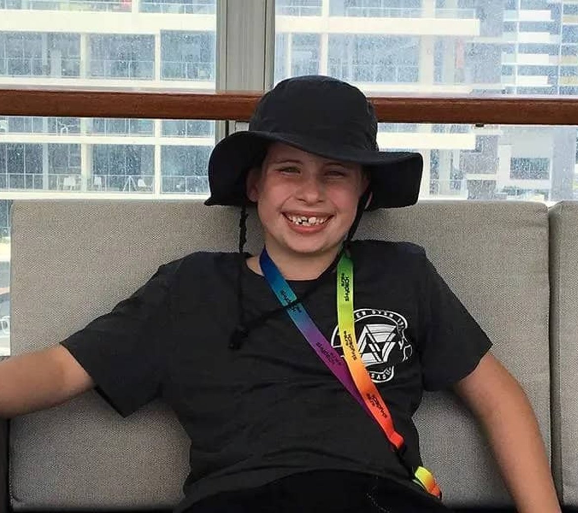 XXY Boy smiling
