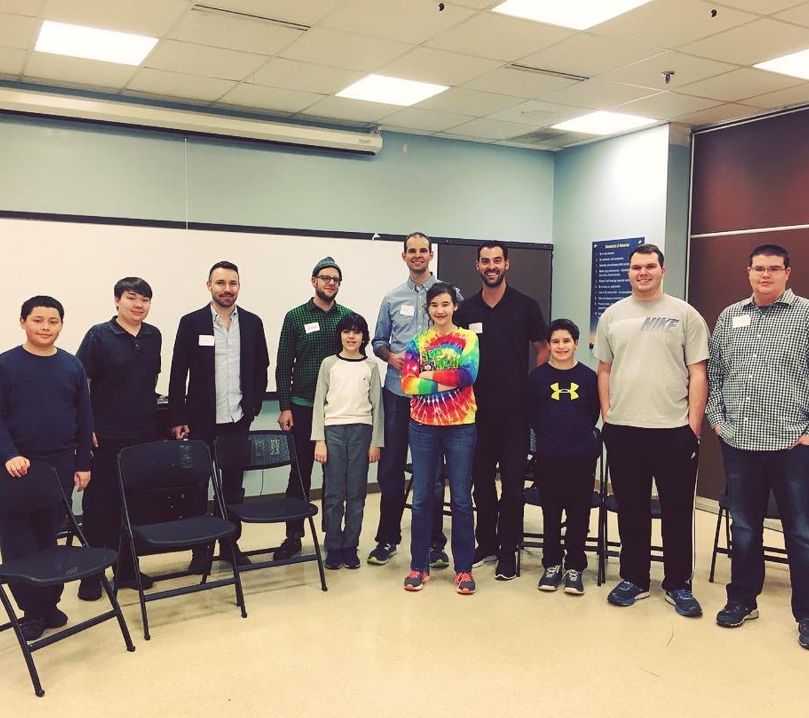 Group of men in a room