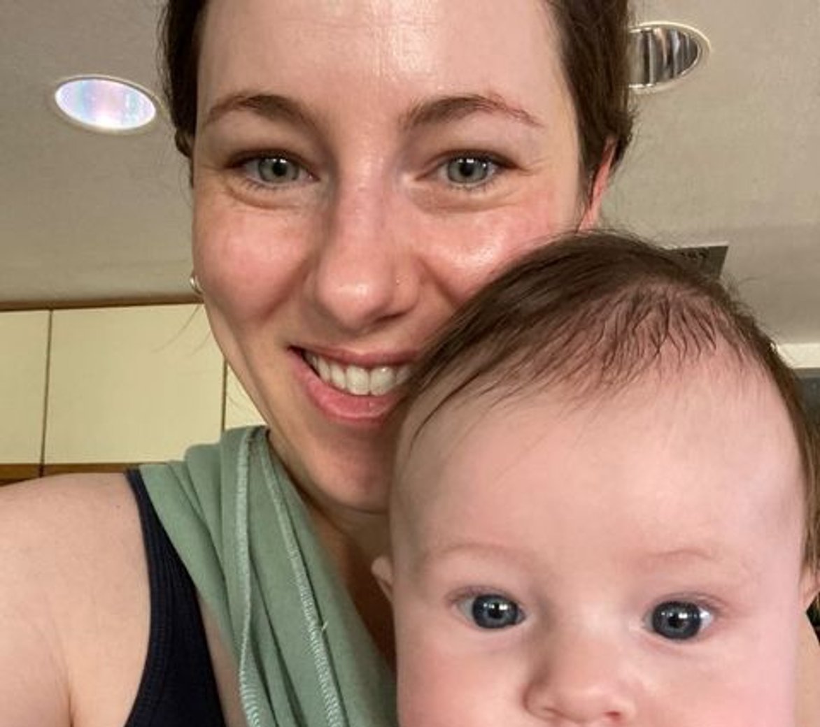 Mom with son
