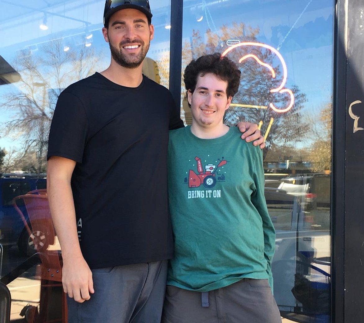 Ryan and a teen