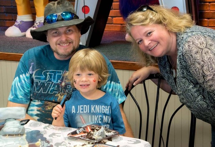 They told their son "You’re an X-Man!"